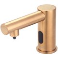 Central Brass Single Hole Deck Mount Electronic Sensor Soap Dispenser in PVD Brushed Gold 2099-BG